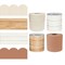 Carson Dellosa Nature Bulletin Board Borders - 260ft Linen, Wood, Brown Farmhouse Classroom Décor, Teacher Supply, School, Office Cork or Whiteboard, Wall, Locker, Party Decoration 4 Pack